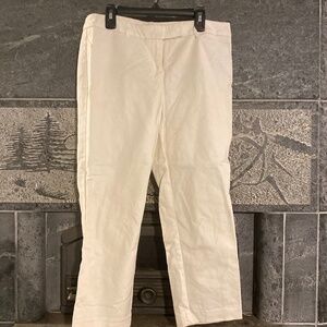 Willi smith white capris size 4